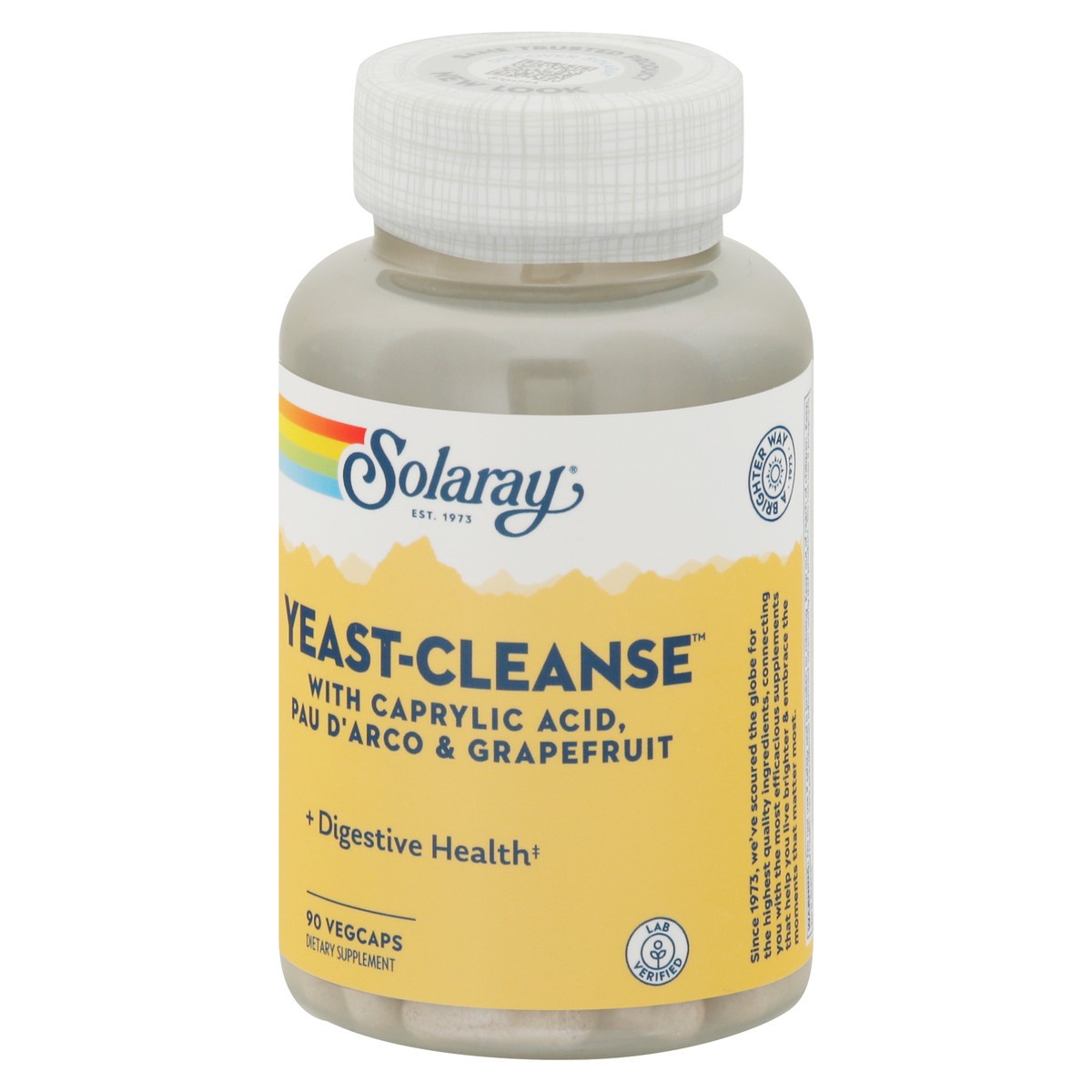 slide 2 of 13, Solaray Yeast-Cleanse 90 VegCaps, 90 ct vcp