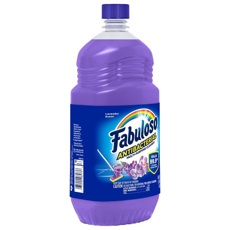 slide 12 of 15, Fabuloso Lavender Anti-Bacterial Multi-Purpose Cleaner - 48 fl oz, 48 fl oz