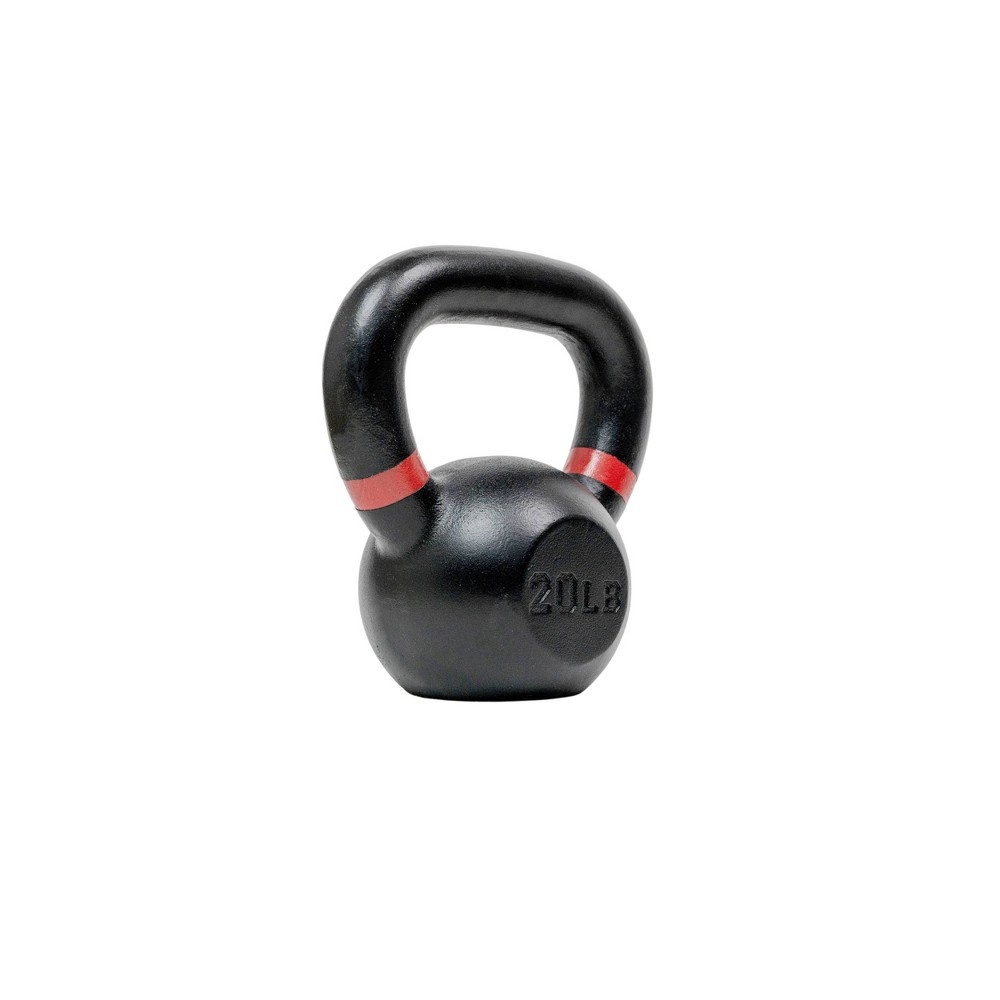 slide 3 of 8, Tru Grit Cast Iron Kettlebell - 20lbs, 20 lb