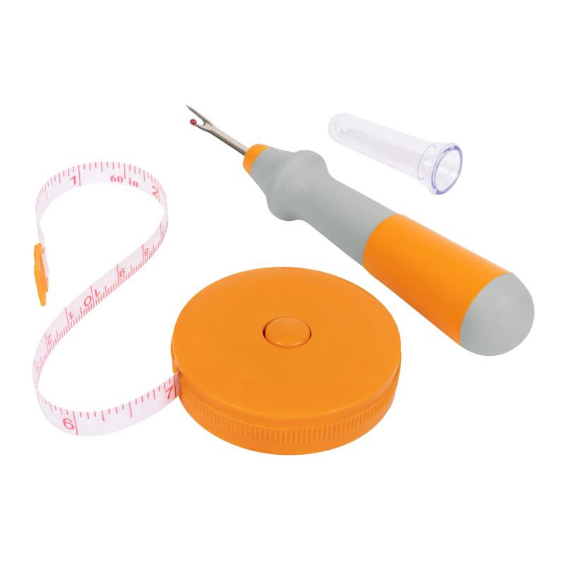 slide 2 of 9, Fiskars Seam Ripper and Tape Measure: Sewing Tools for Seam Ripping & Body Measuring, 2-Pack, 1 ct
