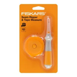 Fiskars Seam Ripper and Tape Measure: Sewing Tools for Seam Ripping & Body Measuring, 2-Pack