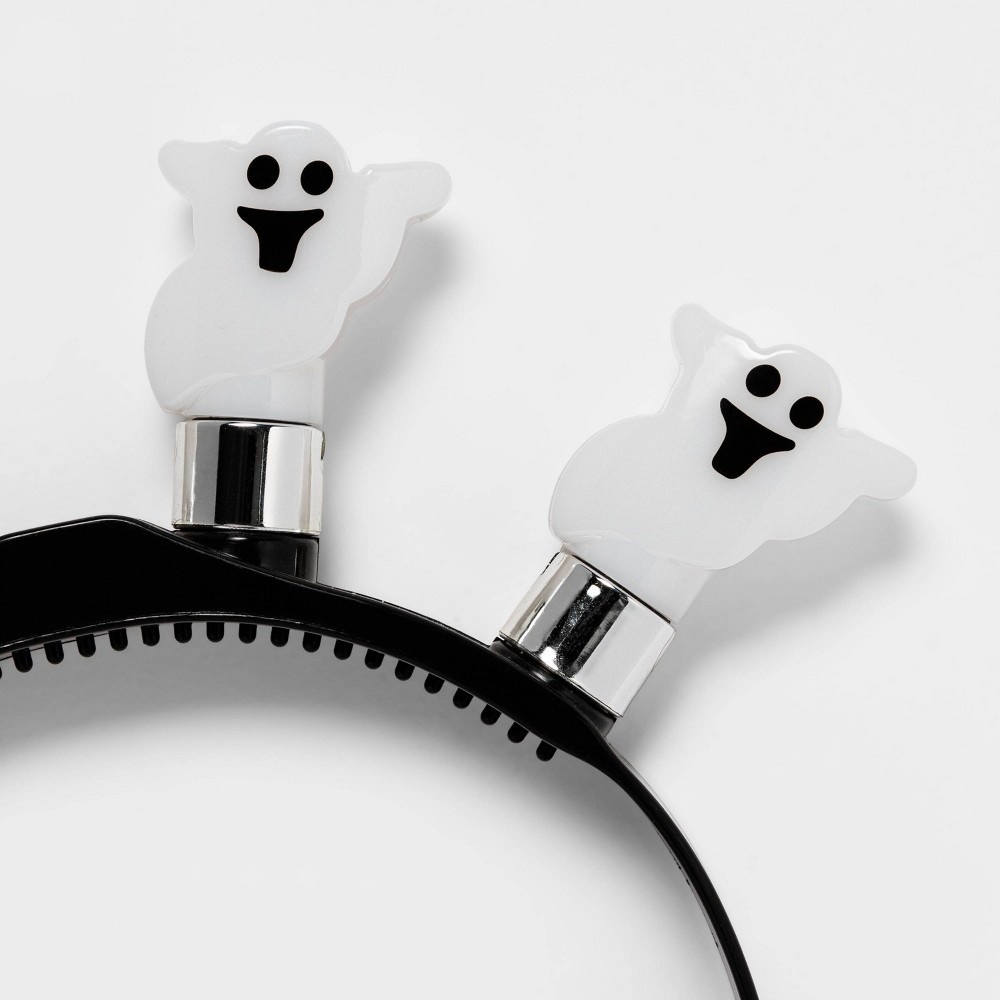 slide 3 of 3, Kids' Light Up Ghost Halloween Headband - Hyde & EEK! Boutique, 1 ct