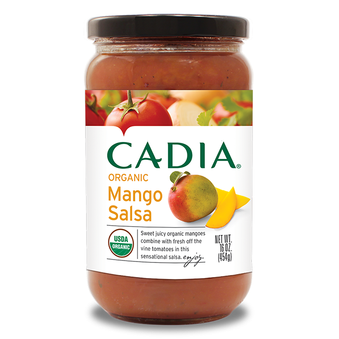 slide 1 of 1, Cadia Organic Mango Salsa, 16 oz