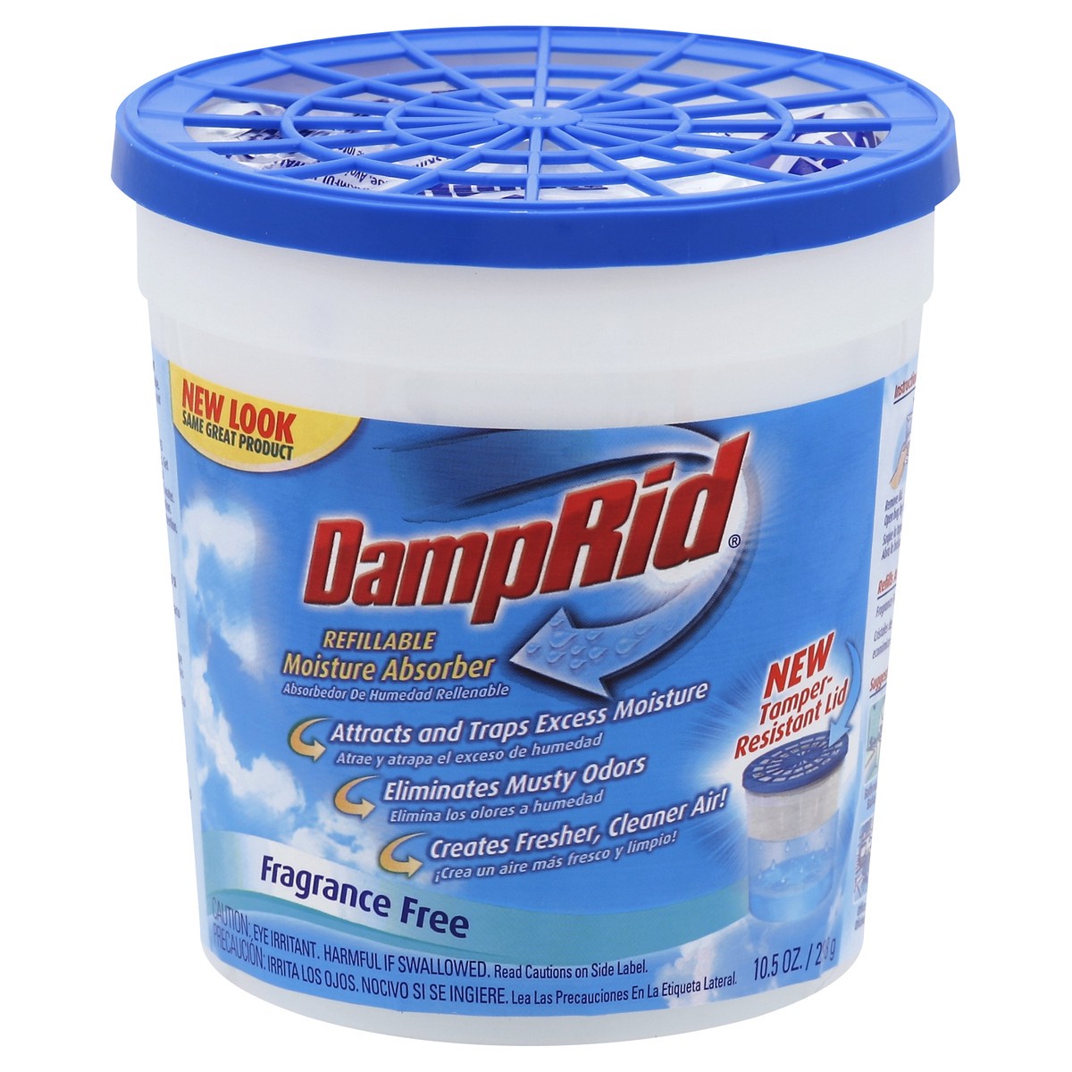 slide 3 of 3, DampRid Refillable Moisture Absorber, 10.5 oz