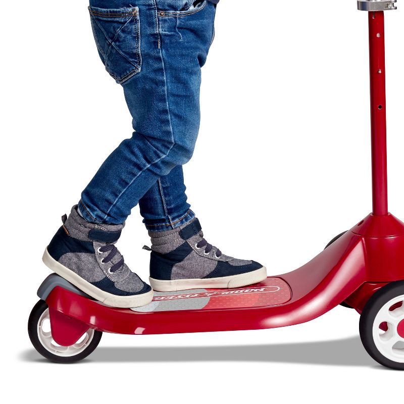 slide 3 of 6, Radio Flyer Grow With Me Beginner Kids' Kick Scooter - Red: Adjustable Handlebar, Non-Slip Deck, 1 ct