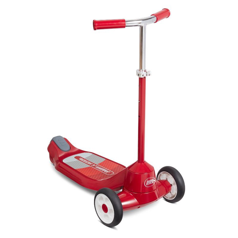 slide 1 of 6, Radio Flyer Grow With Me Beginner Kids' Kick Scooter - Red: Adjustable Handlebar, Non-Slip Deck, 1 ct