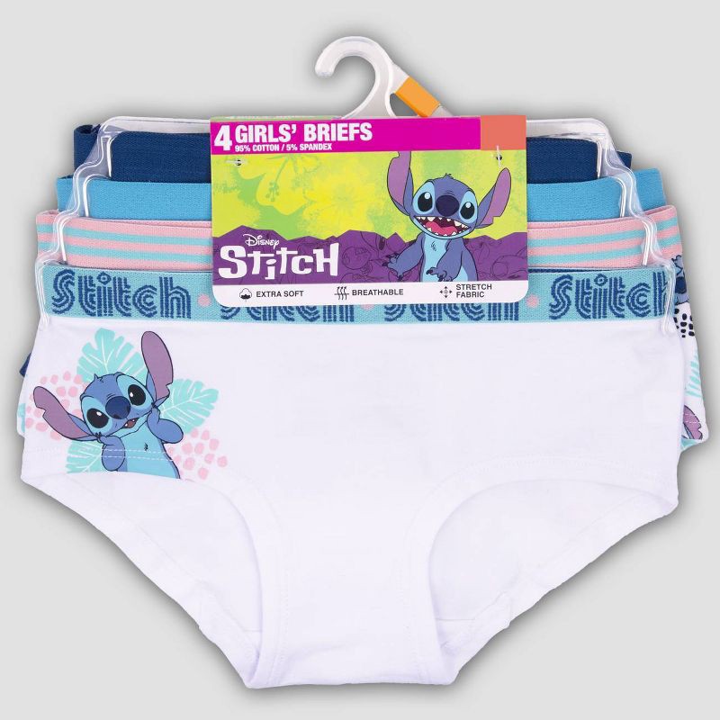 slide 5 of 5, Girls' Lilo & Stitch 4pk Underwear - 6, 4 ct