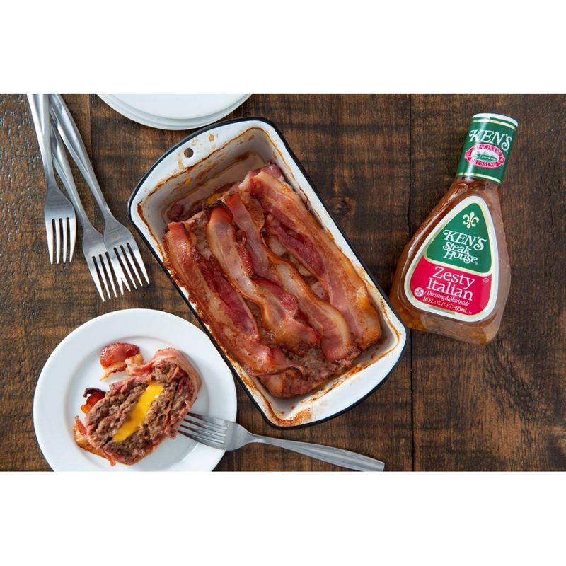 slide 3 of 5, Ken's Steak House Zesty Italian - 16fl oz, 16 fl oz