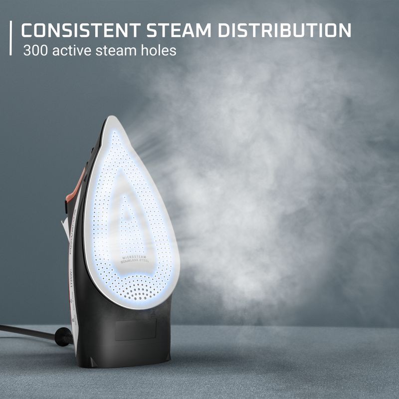 slide 4 of 9, Rowenta Steam Iron Access Steam Vertical Steaming Red, 1 ct