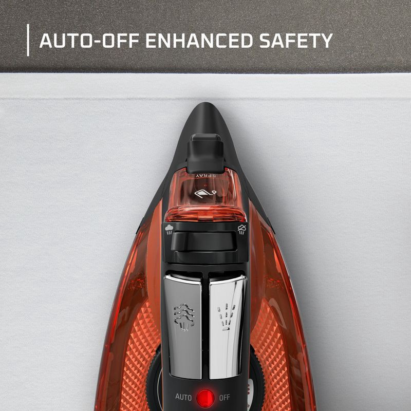 slide 7 of 9, Rowenta Steam Iron Access Steam Vertical Steaming Red, 1 ct