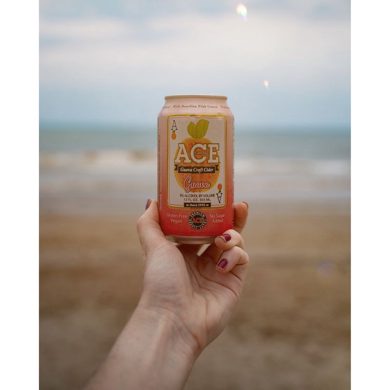 slide 6 of 8, ACE Cider Ace Guava Hard Cider -6pk/12 fl oz Cans, 6 ct; 12 fl oz