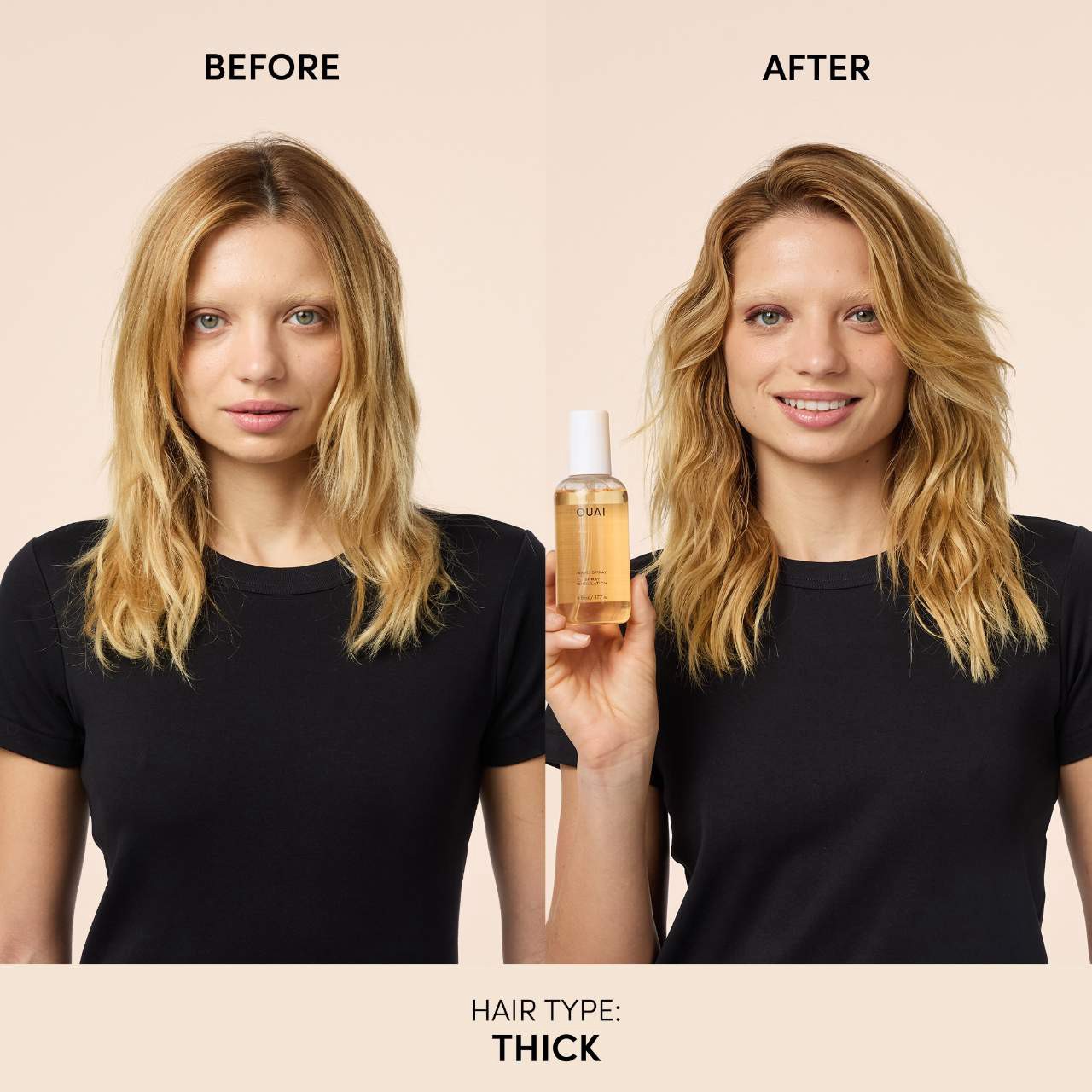 slide 6 of 9, OUAI Texturizing Wave Spray 6 oz / 177 ml,