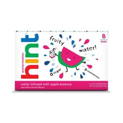 hint Kids' Watermelon Flavored Water - 8pk/6.75 fl oz Boxes