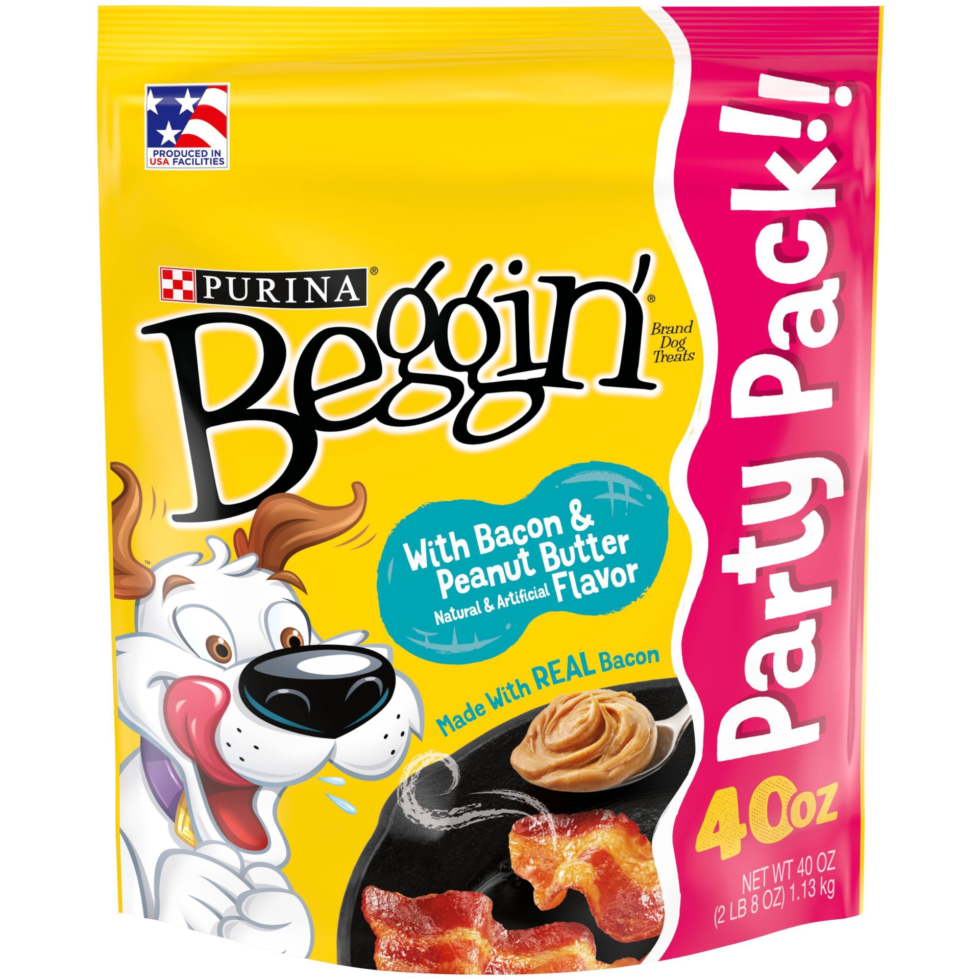 Beggin' Purina Busy Bacon and Peanut Butter Chewy Dog Treats | Shipt