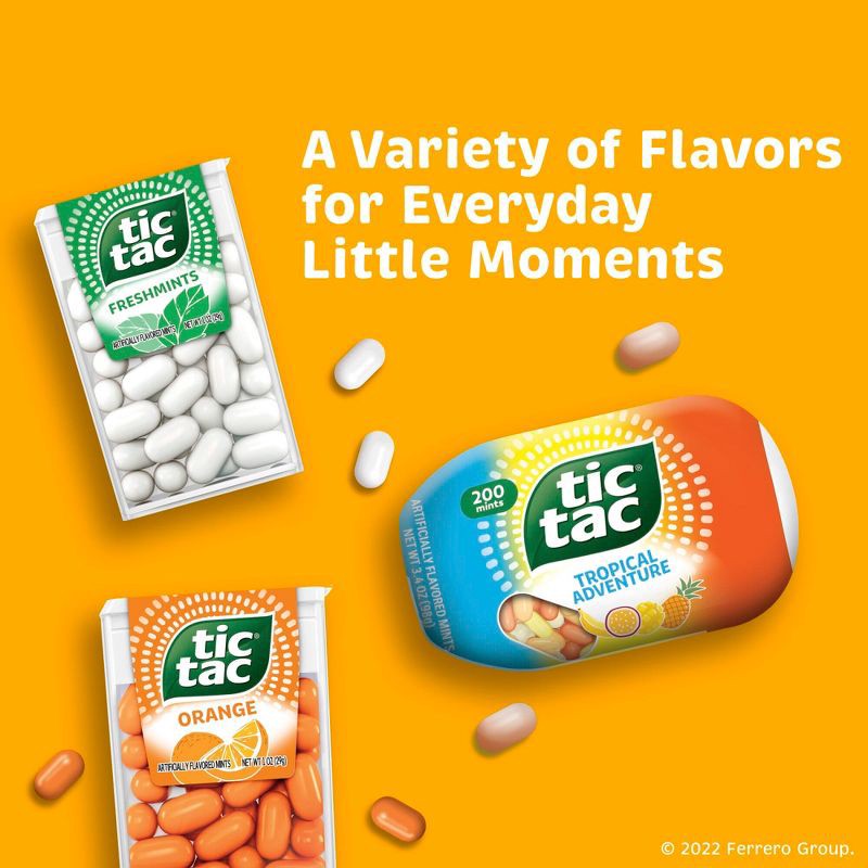 slide 3 of 6, Tic Tac Fruit Adventure - 4oz/4pk, 4 ct; 4 oz