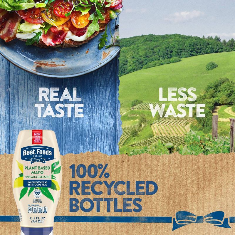 slide 4 of 9, Best Foods Plant Based Vegan Mayo Dressing and Sandwich Spread – 11.5oz, 11.5 oz