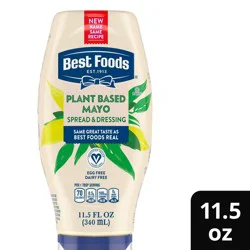 Best Foods Plant Based Vegan Mayo Dressing and Sandwich Spread – 11.5oz