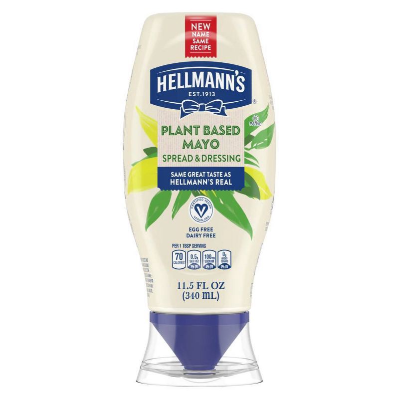 slide 2 of 7, Hellmann's Vegan Dressing and Sandwich Spread – 11.5 fl oz, 11.5 fl oz