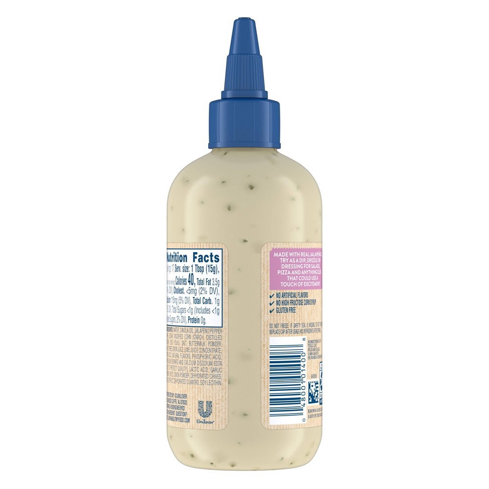 slide 2 of 7, Best Foods Jalapeno Ranch Sauce - 9oz, 9 oz