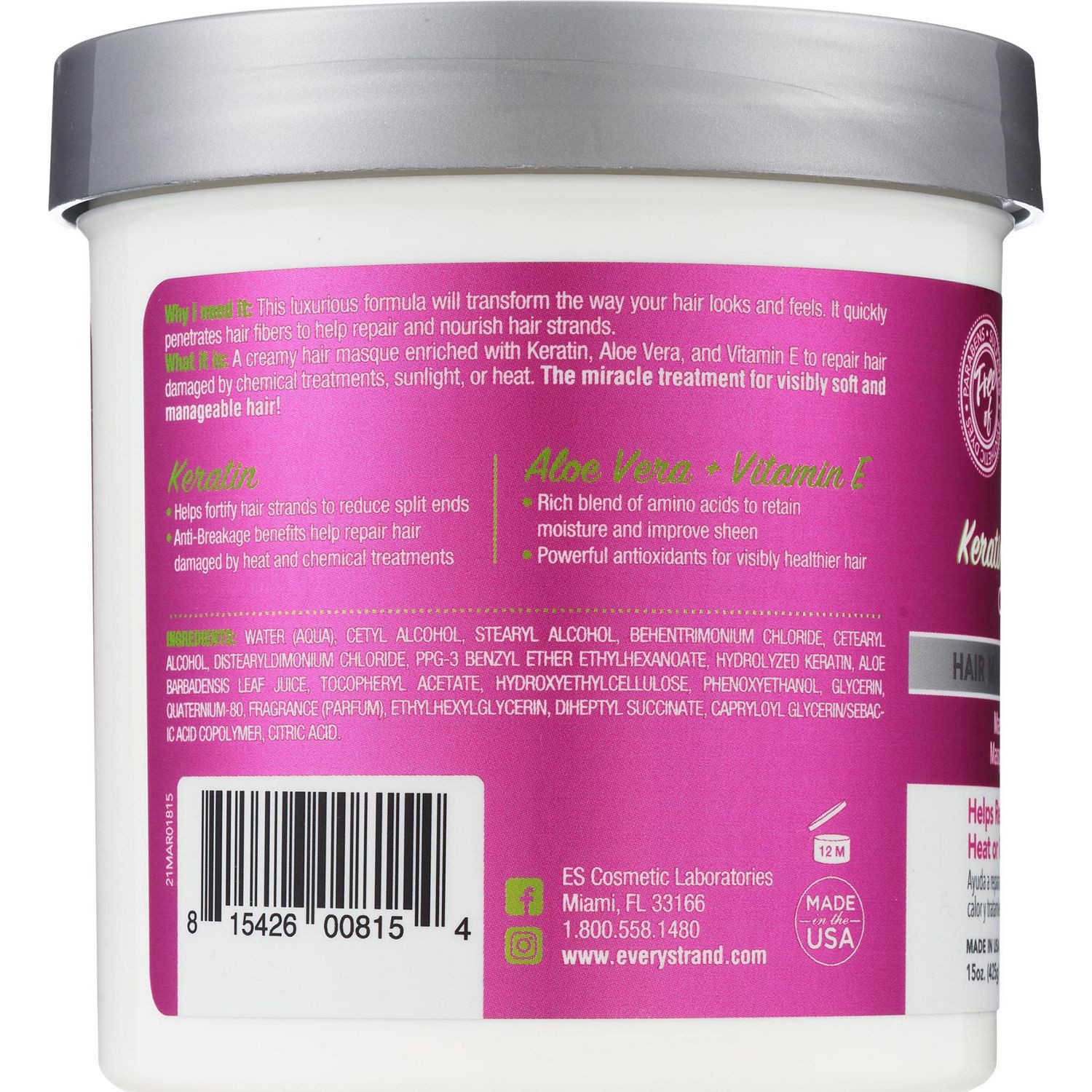 slide 2 of 2, Every Strand Keratin Treatment, 15 oz