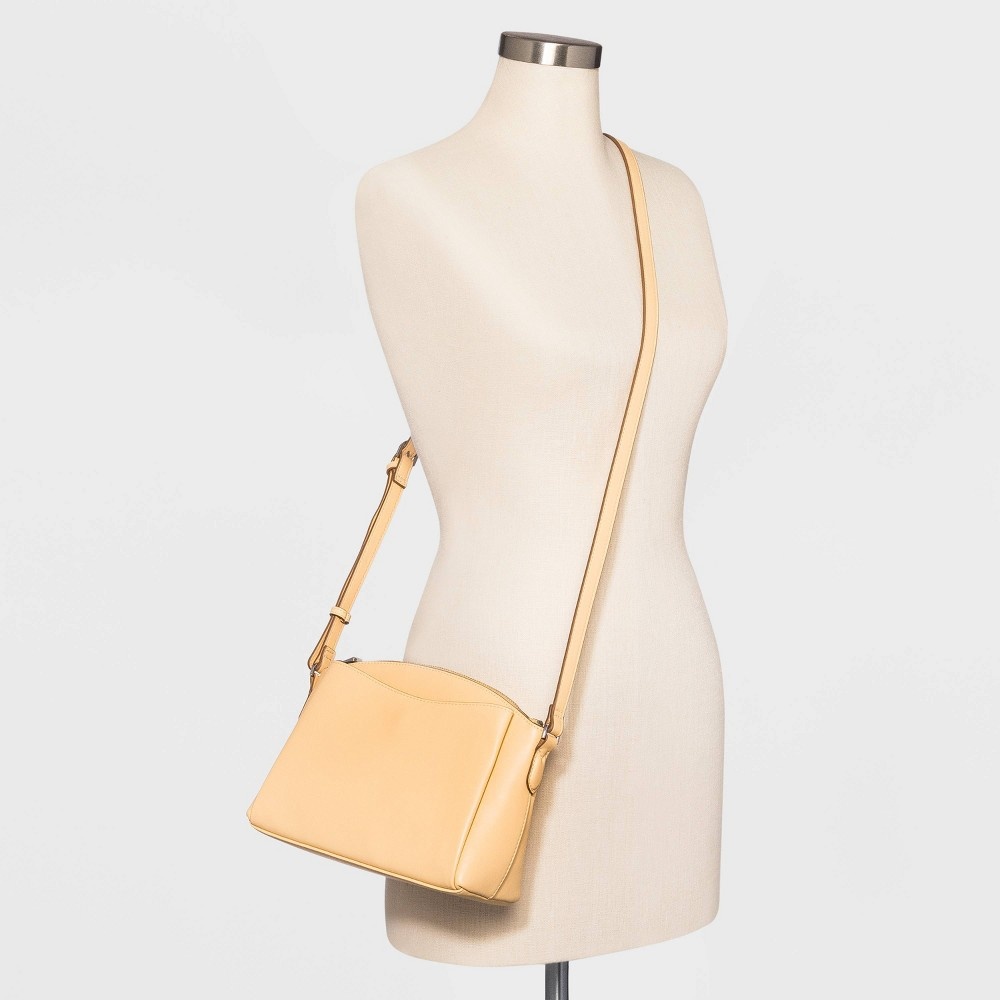 slide 2 of 3, Dome Crossbody Bag - A New Day Pastel Yellow, 1 ct