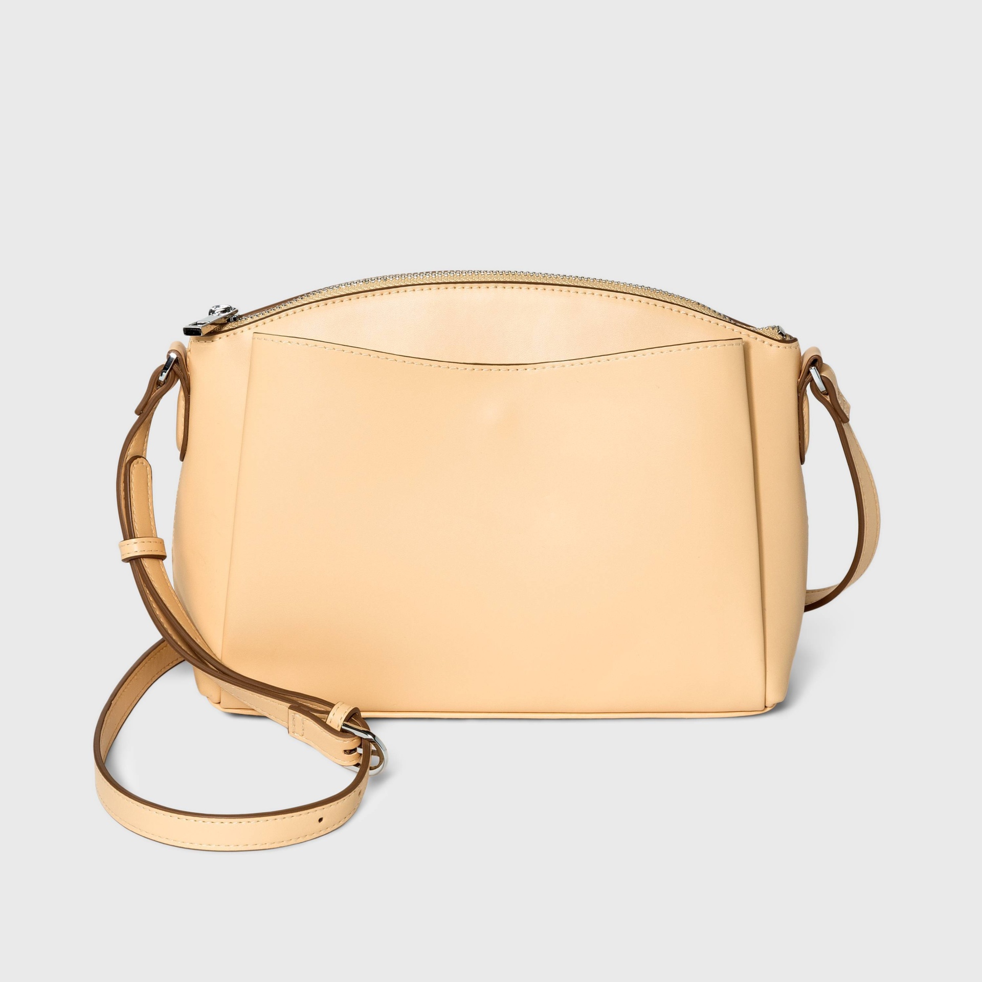 slide 1 of 3, Dome Crossbody Bag - A New Day Pastel Yellow, 1 ct