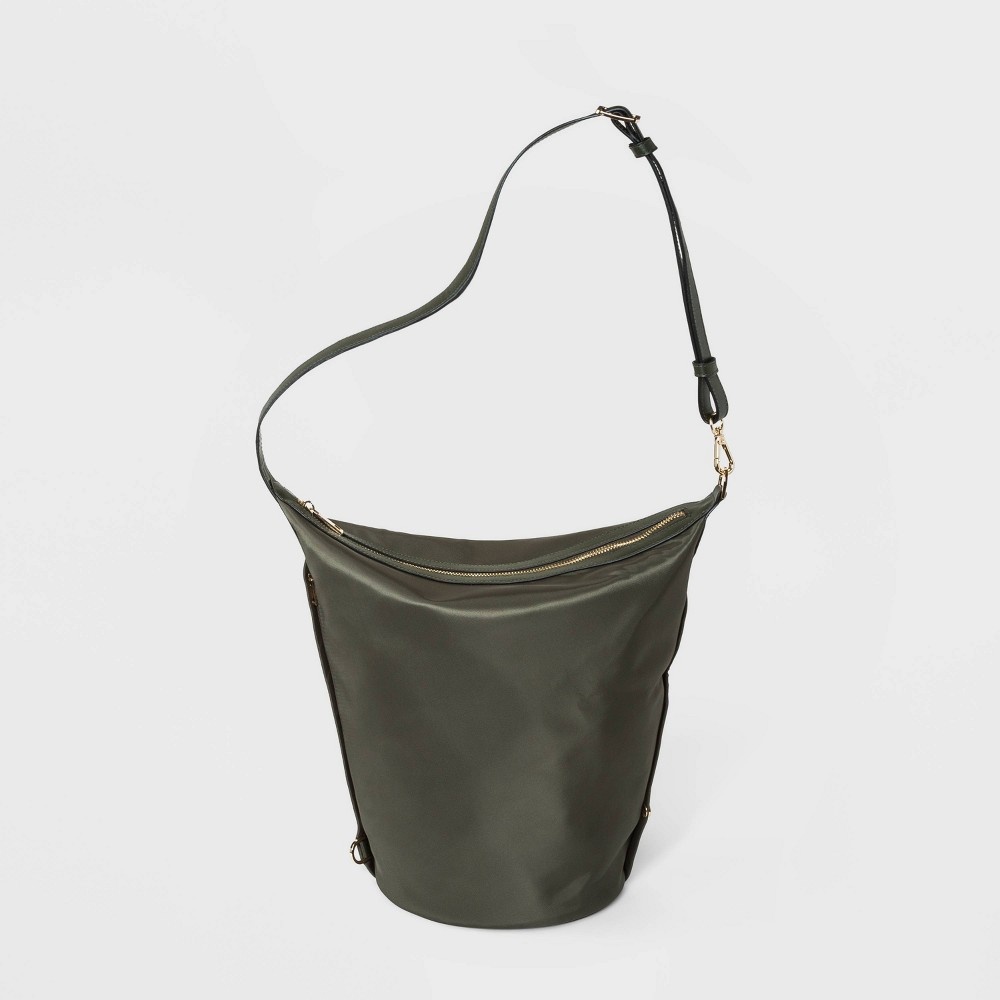 slide 2 of 5, Convertible Shoulder Handbag - A New Day Green, 1 ct