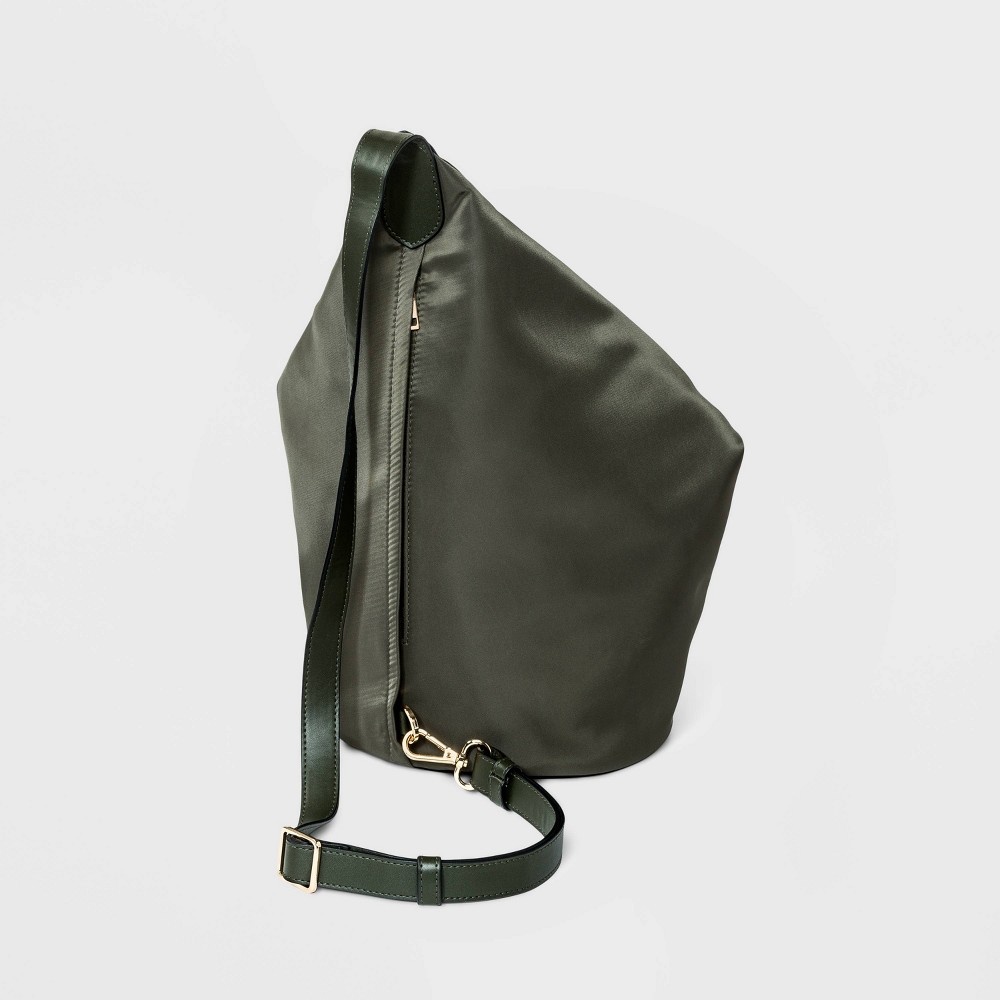 slide 5 of 5, Convertible Shoulder Handbag - A New Day Green, 1 ct