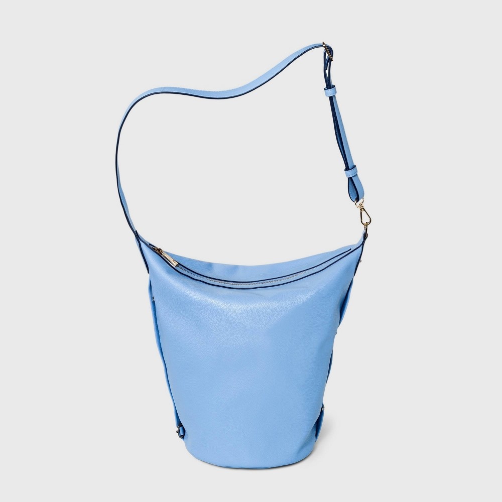 slide 2 of 5, Convertible Shoulder Handbag - A New Day Blue, 1 ct