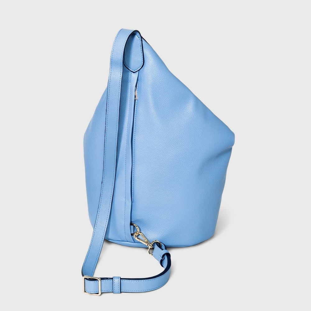 slide 5 of 5, Convertible Shoulder Handbag - A New Day Blue, 1 ct