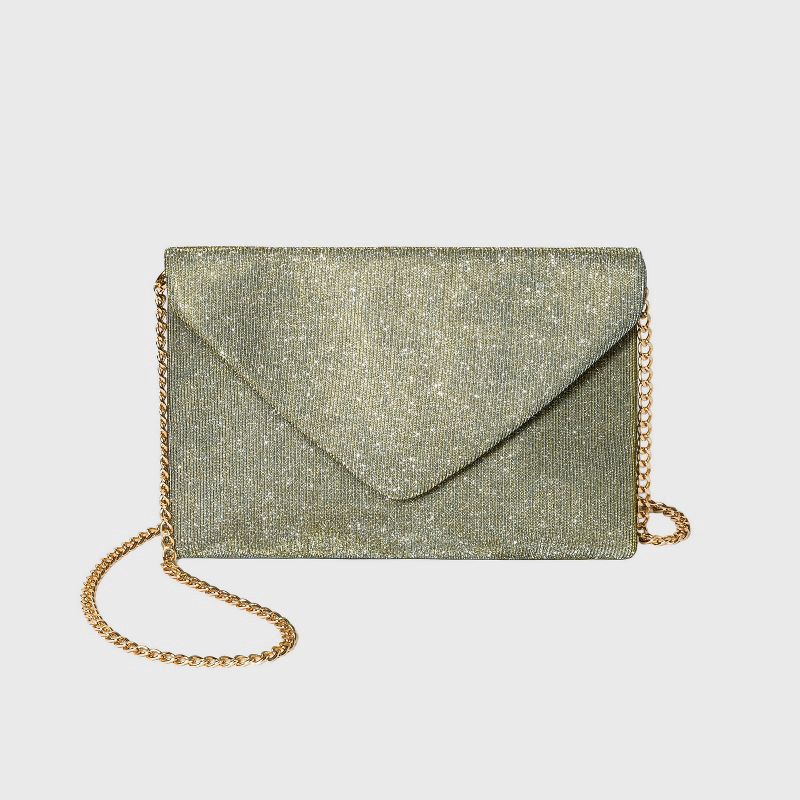 slide 1 of 4, Glitter Envelope Clutch - A New Day™, 1 ct