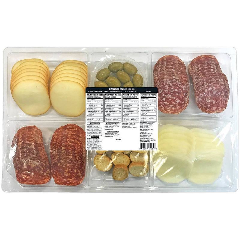slide 3 of 10, Oberto Charcuterie Platter with Olives - 12.3oz, 12.3 oz