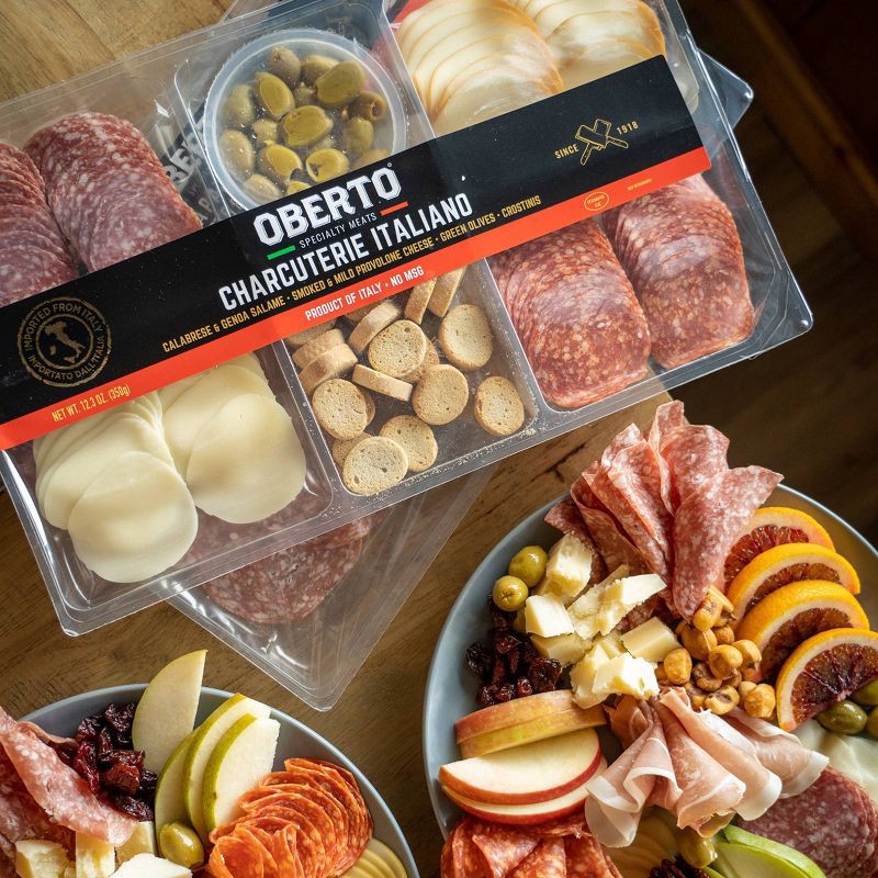 slide 5 of 10, Oberto Charcuterie Platter with Olives - 12.3oz, 12.3 oz