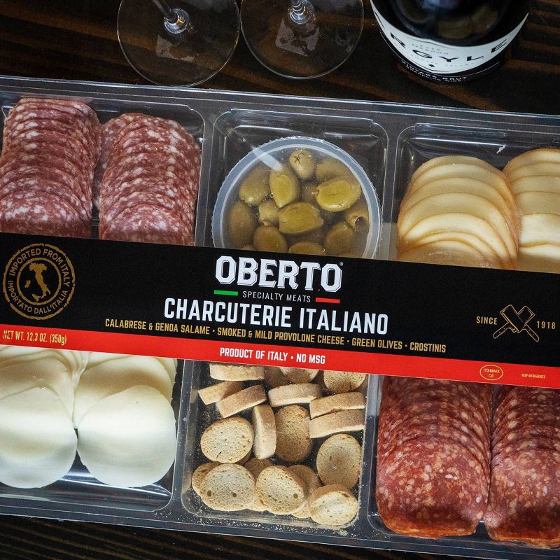 slide 8 of 10, Oberto Charcuterie Platter with Olives - 12.3oz, 12.3 oz