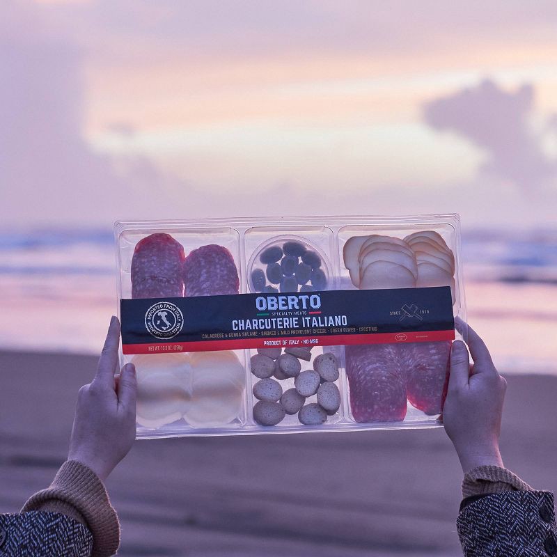 slide 6 of 10, Oberto Charcuterie Platter with Olives - 12.3oz, 12.3 oz