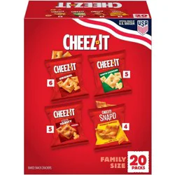 Cheez-It Cheese Crackers Variety Pack - 19.1oz/20ct