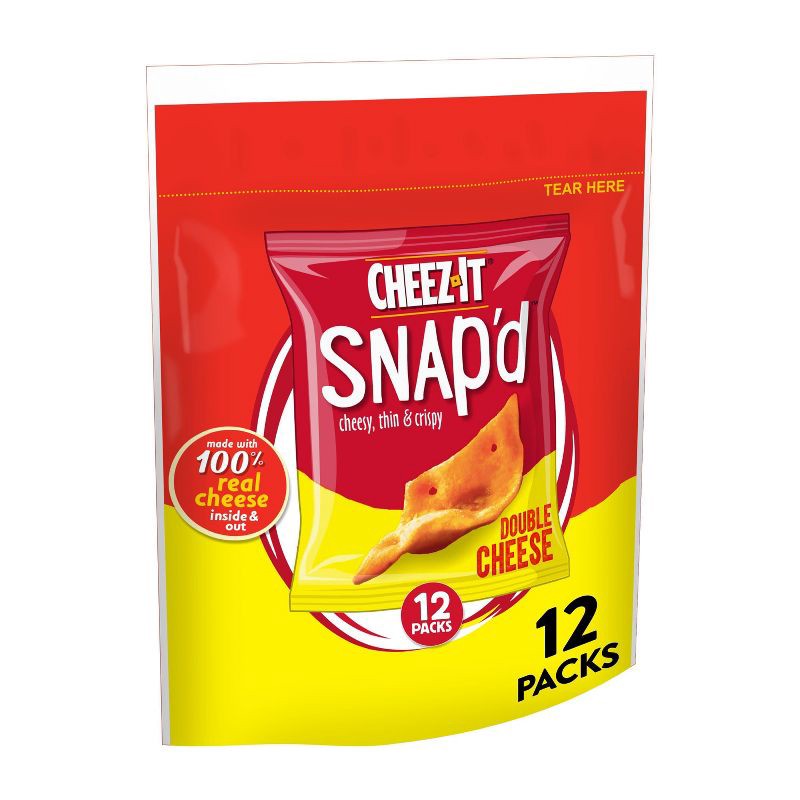 slide 1 of 1, Cheez-It SNAP'D Double Chz - 9oz/12ct, 12 ct; 9 oz