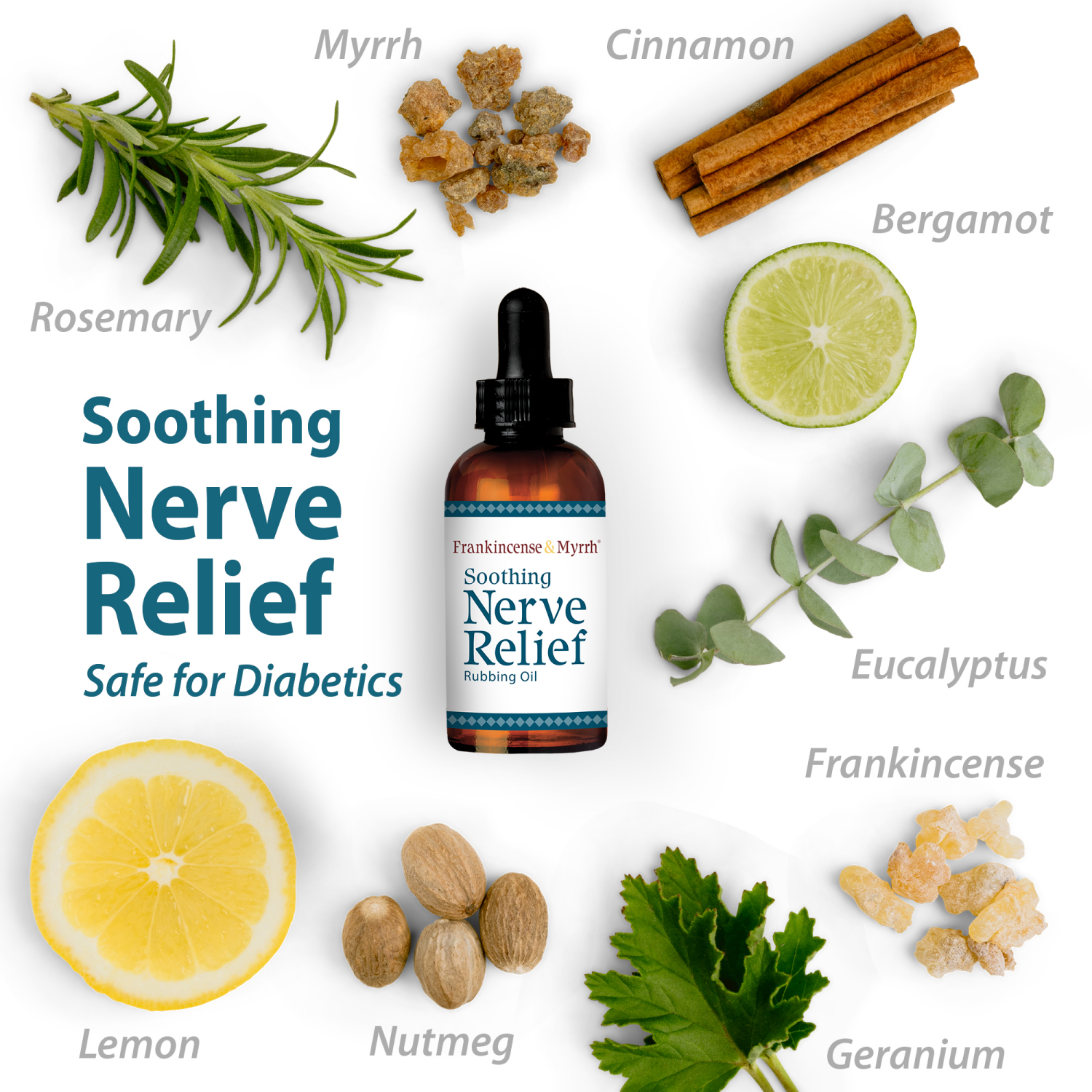 slide 8 of 8, Frankincense & Myrrh Neuropathy Rubbing Oil, 2 fl oz