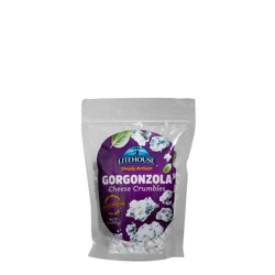 Litehouse Simply Artisan Gorgonzola Cheese Crumbles 6 oz. Stand-Up Bag