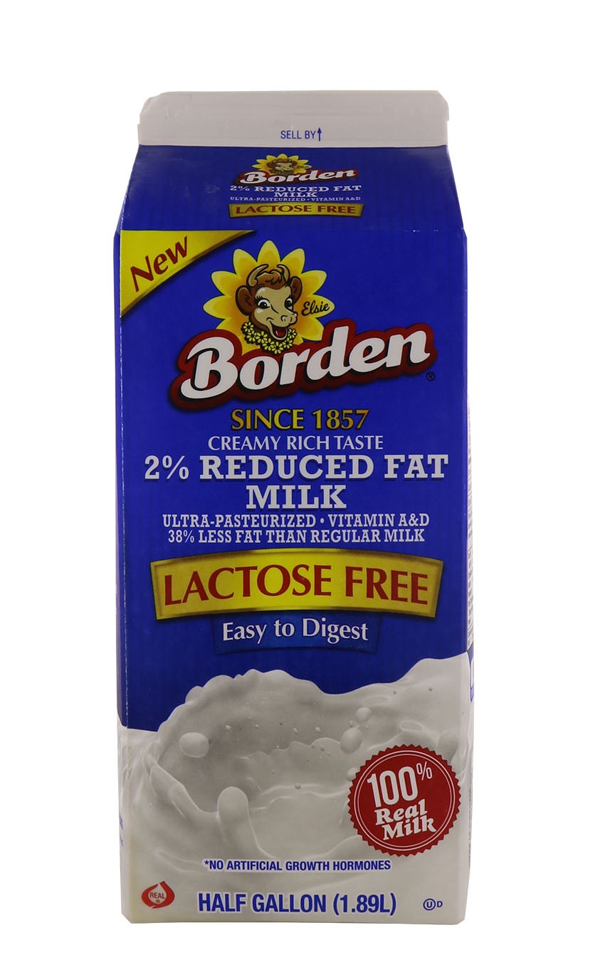 slide 1 of 1, Borden Lactose Free 2% Reduced Fat Milk, 64 oz