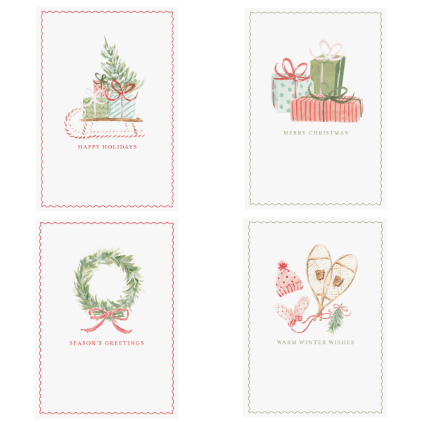 slide 4 of 10, Graphique Holiday Boxed Cards, 5"" X 7"", Watercolor Icons, Box Of 20 Cards, 20 ct