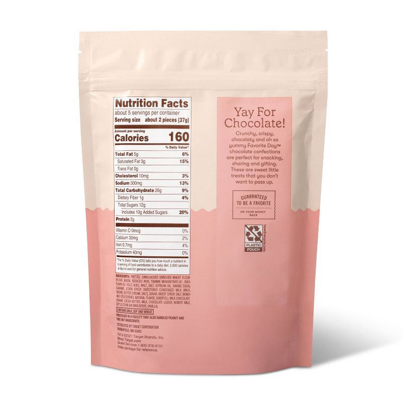 slide 2 of 3, Milk Chocolate, Caramel, Pretzel Crunchy Clusters Candy - 6.5oz - Favorite Day™, 6.5 oz