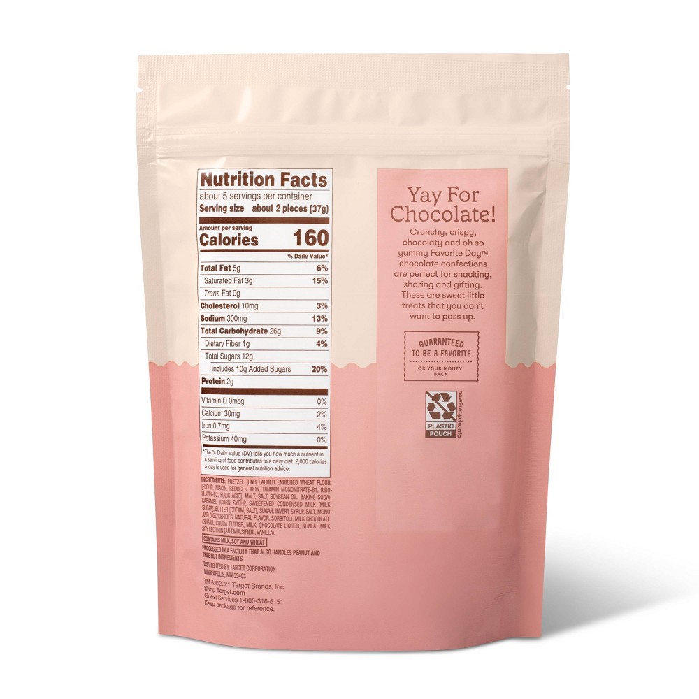 Milk Chocolate, Caramel, Pretzel Crunchy Clusters 6.5oz Favorite