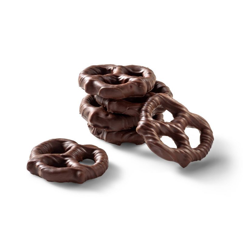slide 3 of 3, Dark Chocolate Covered Mini Pretzels Candy - 7oz - Favorite Day™, 7 oz