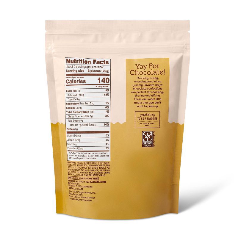 slide 3 of 3, Milk Chocolate-Covered Peanut Butter Pretzel Nuggets - 9oz - Favorite Day™, 9 oz