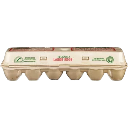 Sauder Large Grade A Eggs - 12 Count