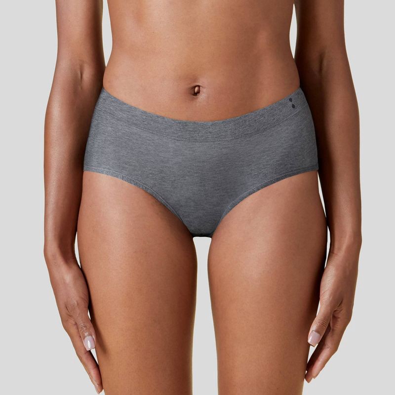 Thinx for All Women's Super Absorbency Brief Period Underwear - Gray XL 1  ct