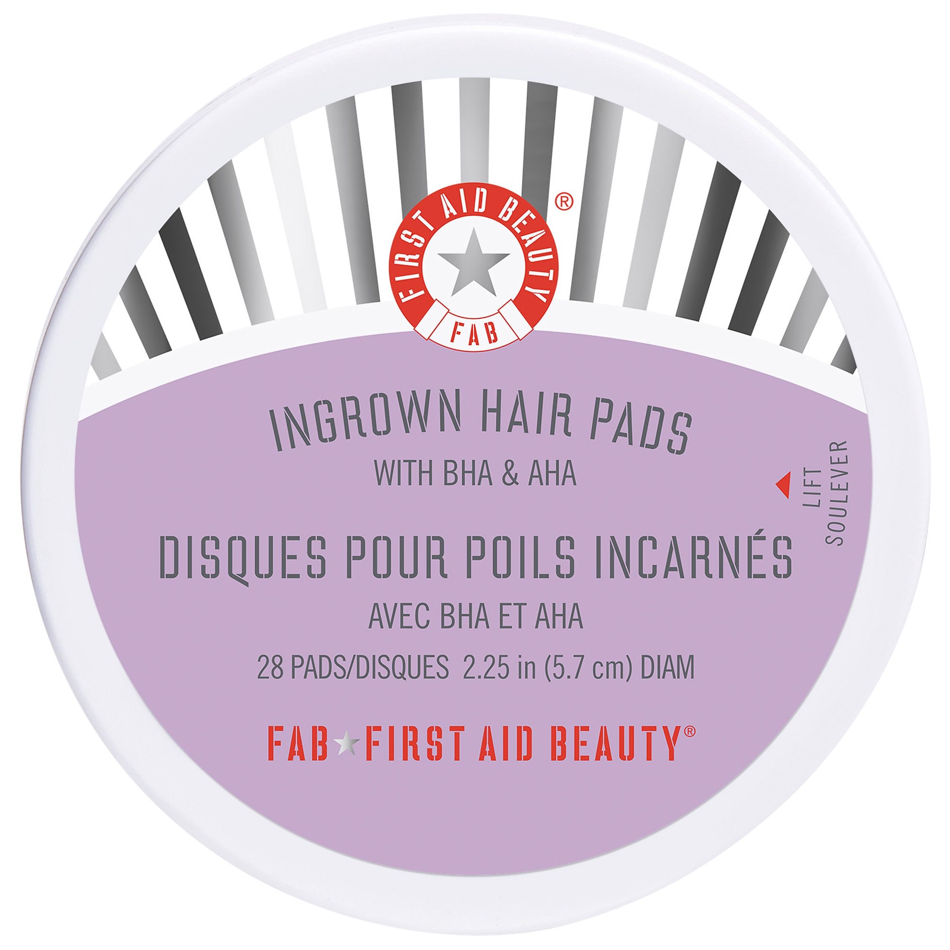 slide 1 of 1, First Aid Beauty Ingrown Hair Pads with BHA & AHA 28 Pads,