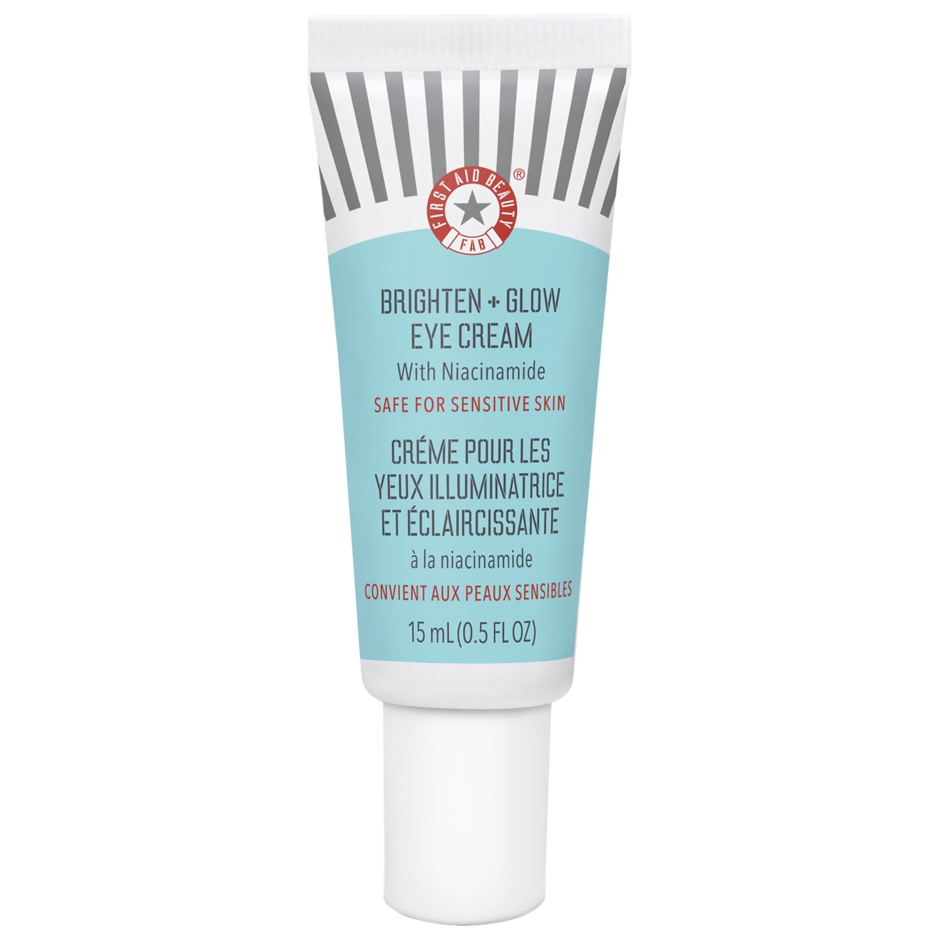 slide 1 of 7, First Aid Beauty Brighten + Glow Eye Cream with Niacinamide 0.5 oz / 15 ml, 