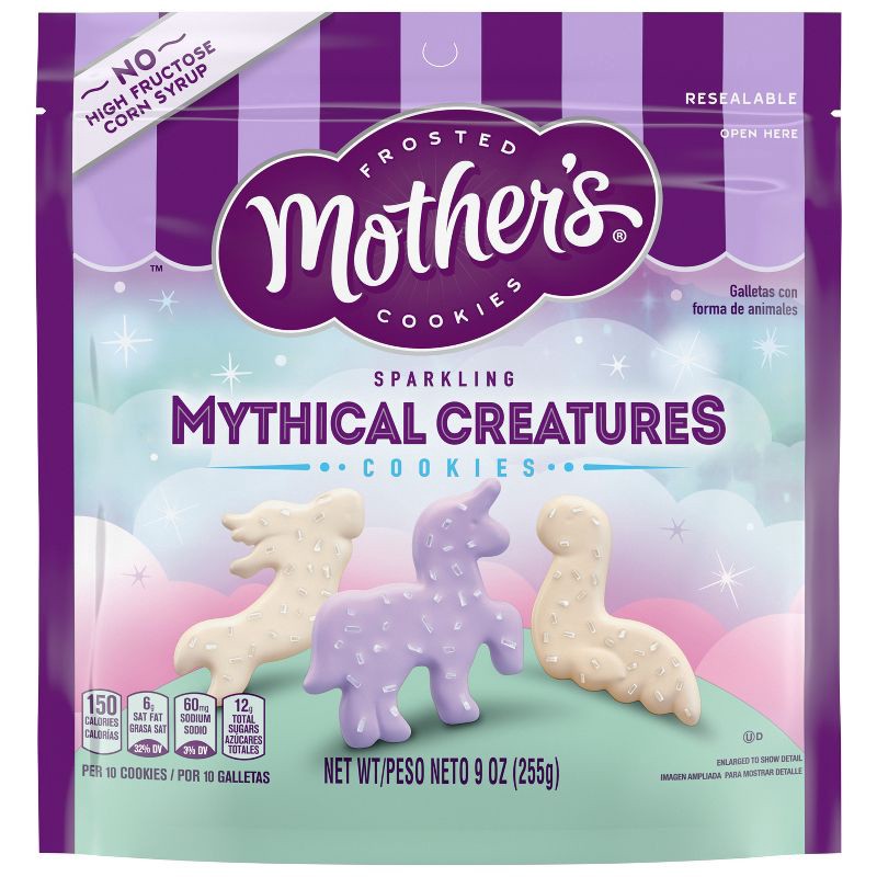 slide 1 of 10, Mother's Cookies Mother's Mythical Creature Cookies - 9oz, 9 oz